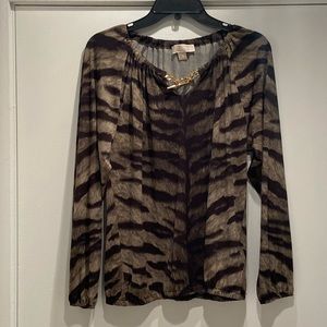 Michael Kors animal print top